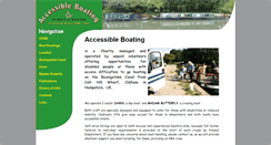 Desktop Screenshot of accessibleboating.org.uk
