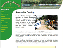 Tablet Screenshot of accessibleboating.org.uk